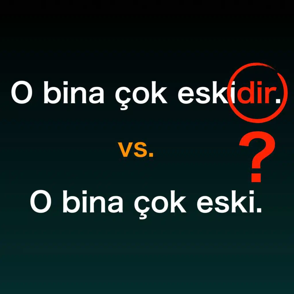 Generalization and Assumption (-dır suffix)