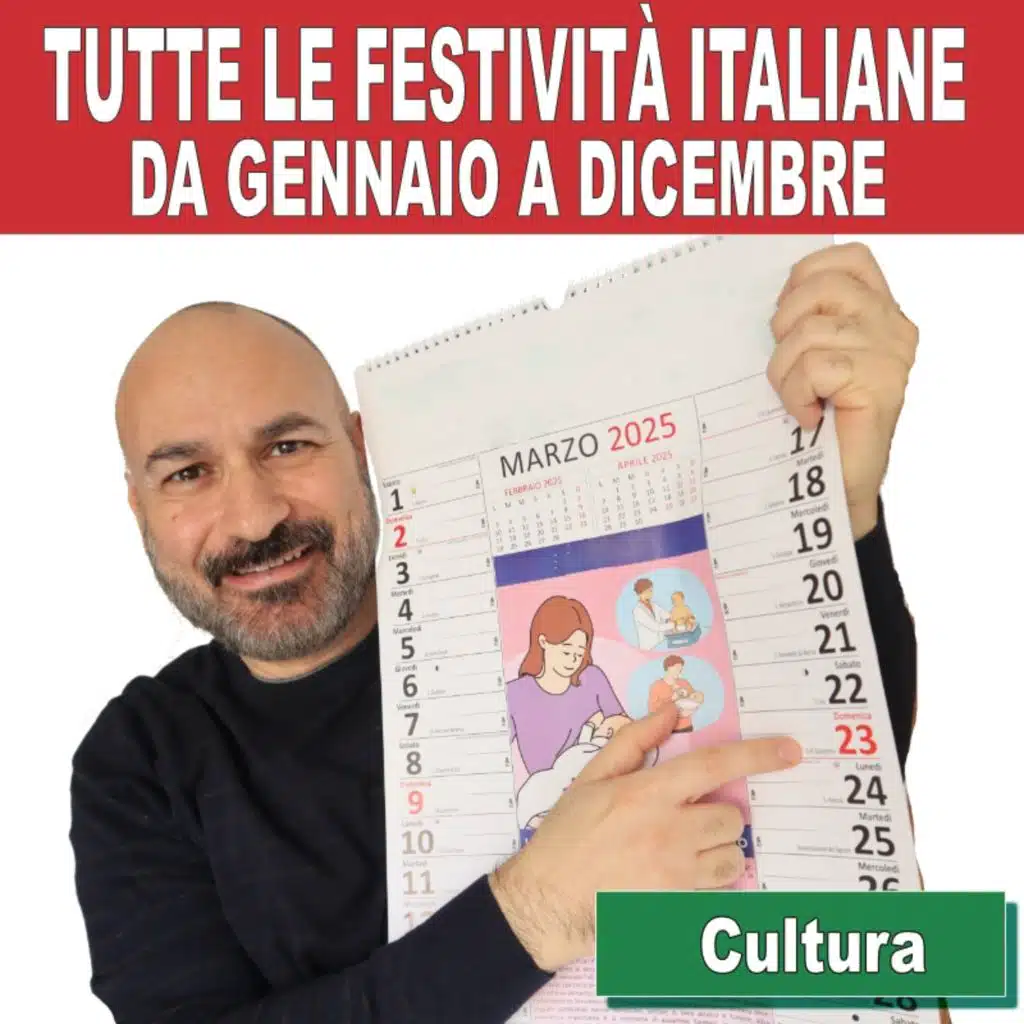 140: Tutte le festività italiane da gennaio a dicembre