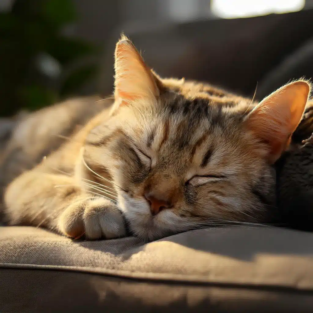 Sonidos De Relajación Para Gatos: Música Suave Para La Noche