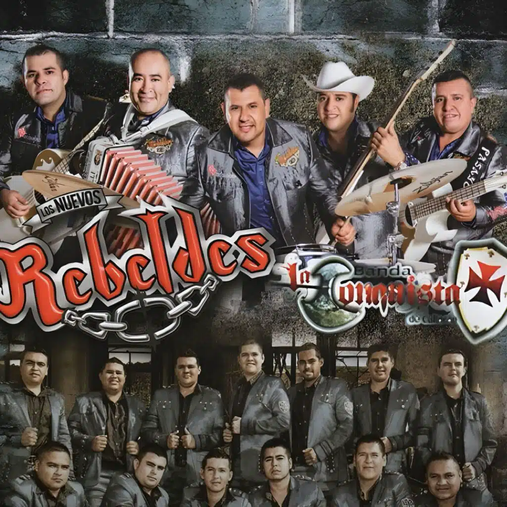 Los Nuevos Rebeldes Con Banda La Conquista (En Vivo)