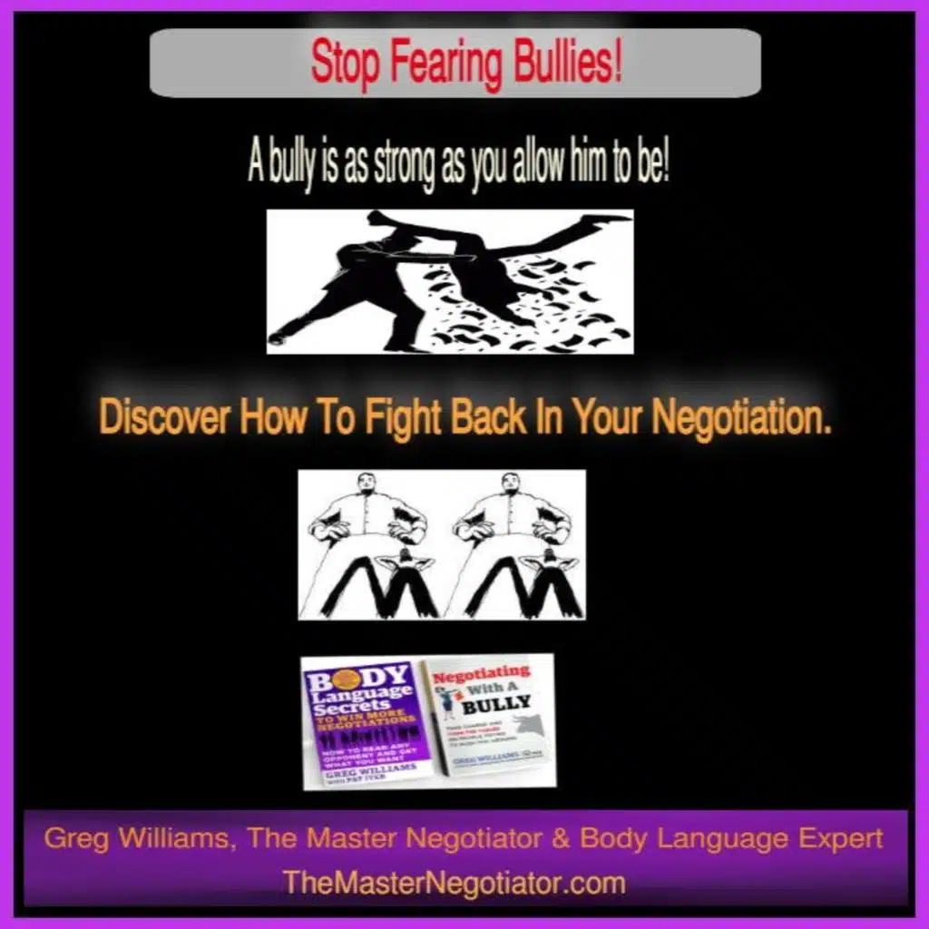 “Stop Bully Fear How To Fight Back And Easily Increase Negotiation Skills”