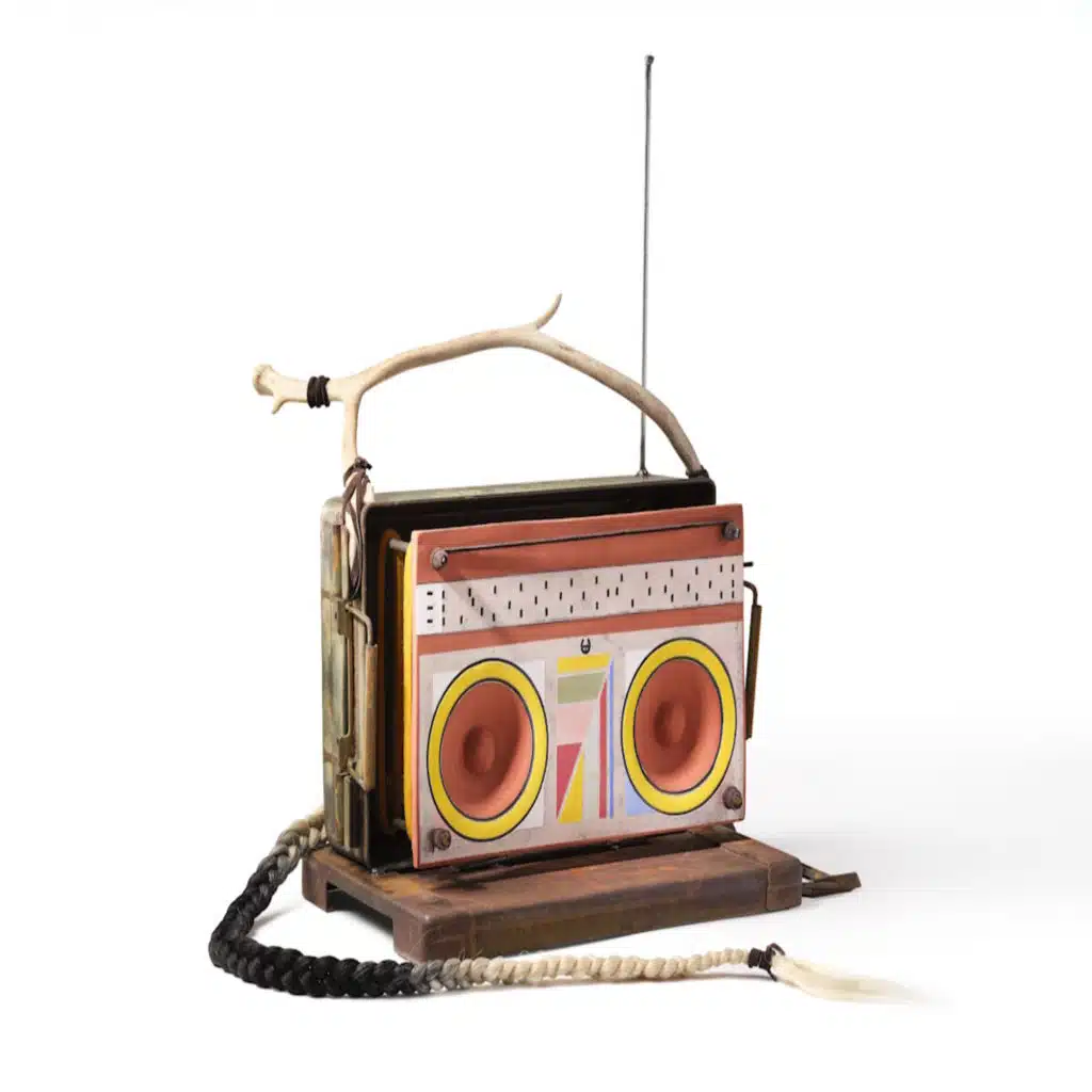 Cannupa Hanska Luger, Painting with Silk