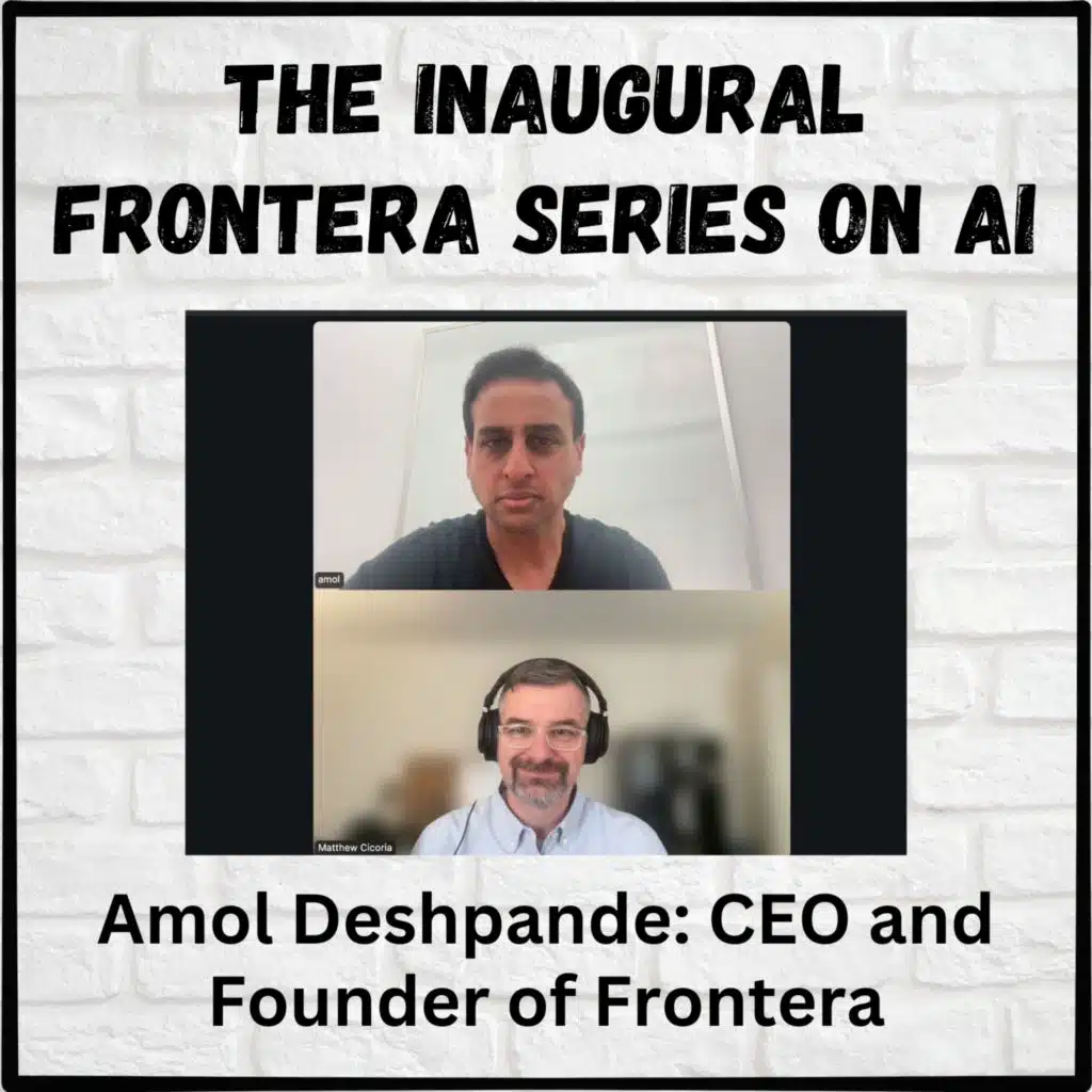 The Inaugural Frontera Series on AI with Amol Deshpande