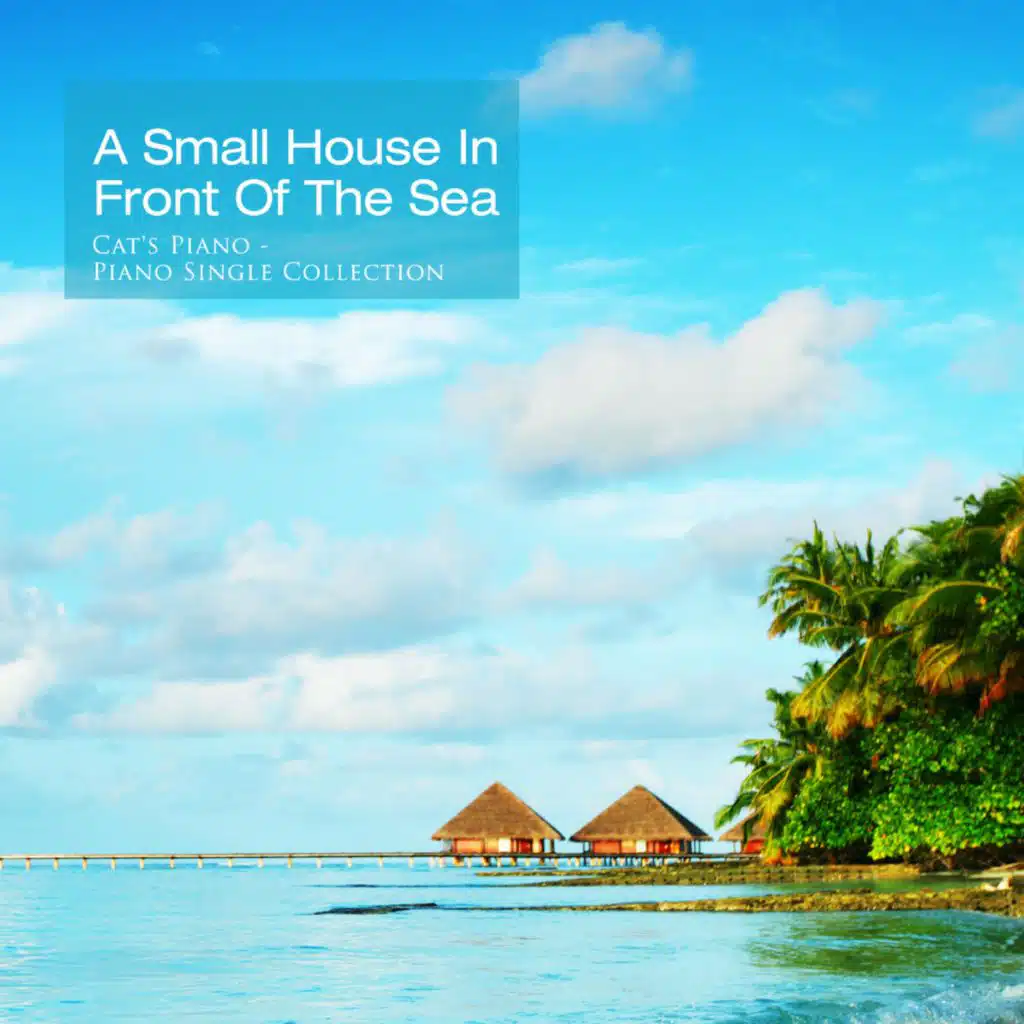 Small house in front of the sea