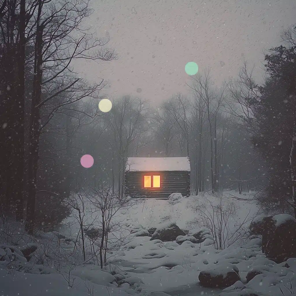 عاصفة ثلجية فوق الغابة المتجمدة | عاصفة جليدية في فنلندا