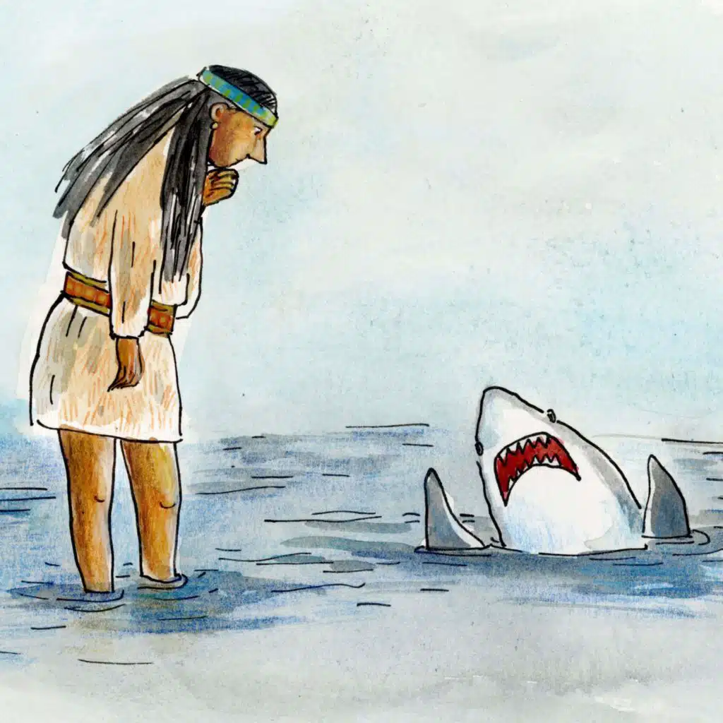 Maushop and the Shark