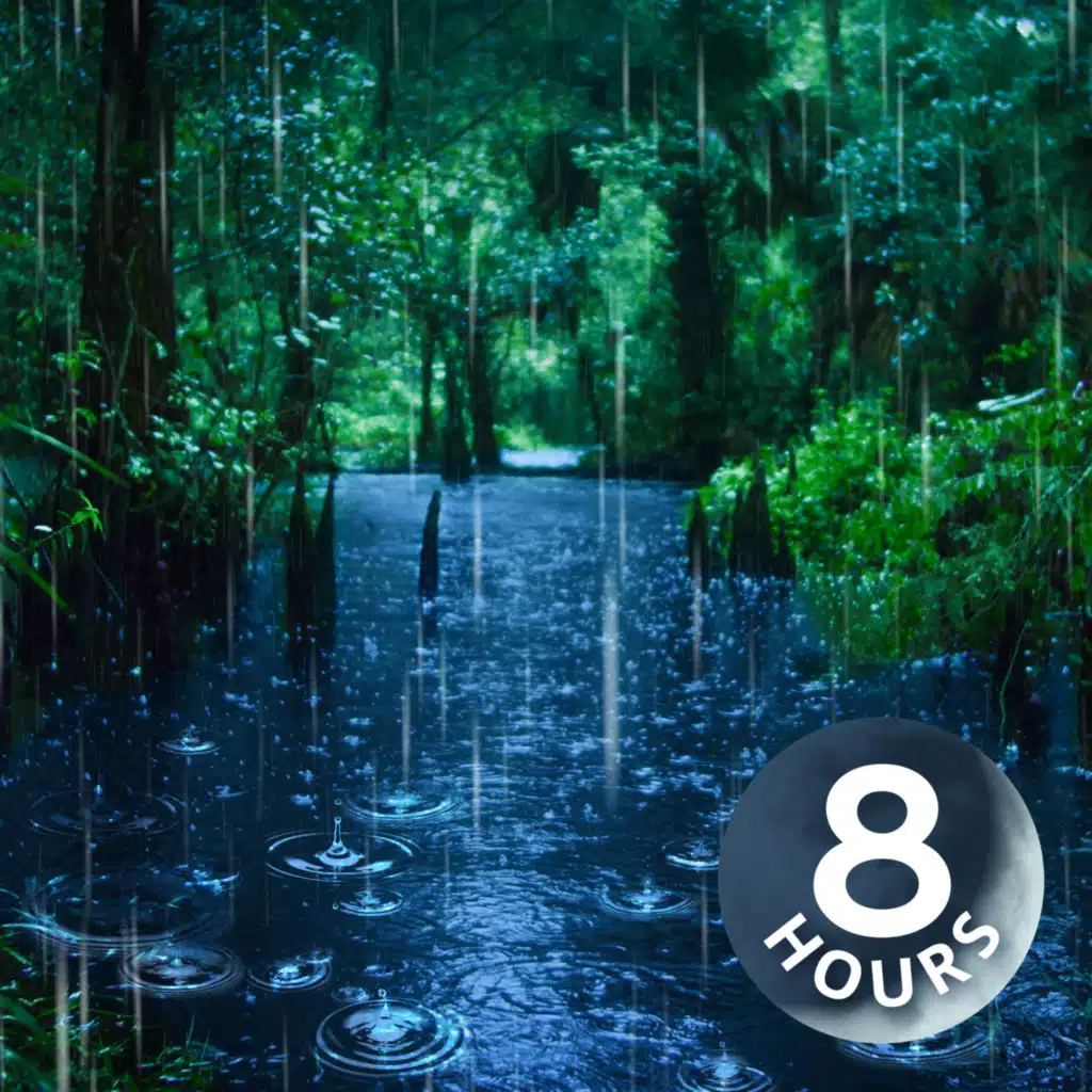 White Noise of River & Rain Sounds for Sleeping | 8 Hour 