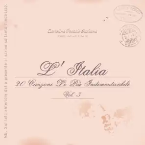 L'italia - 20 Canzoni Le Più Indimenticabili, Vol. 3
