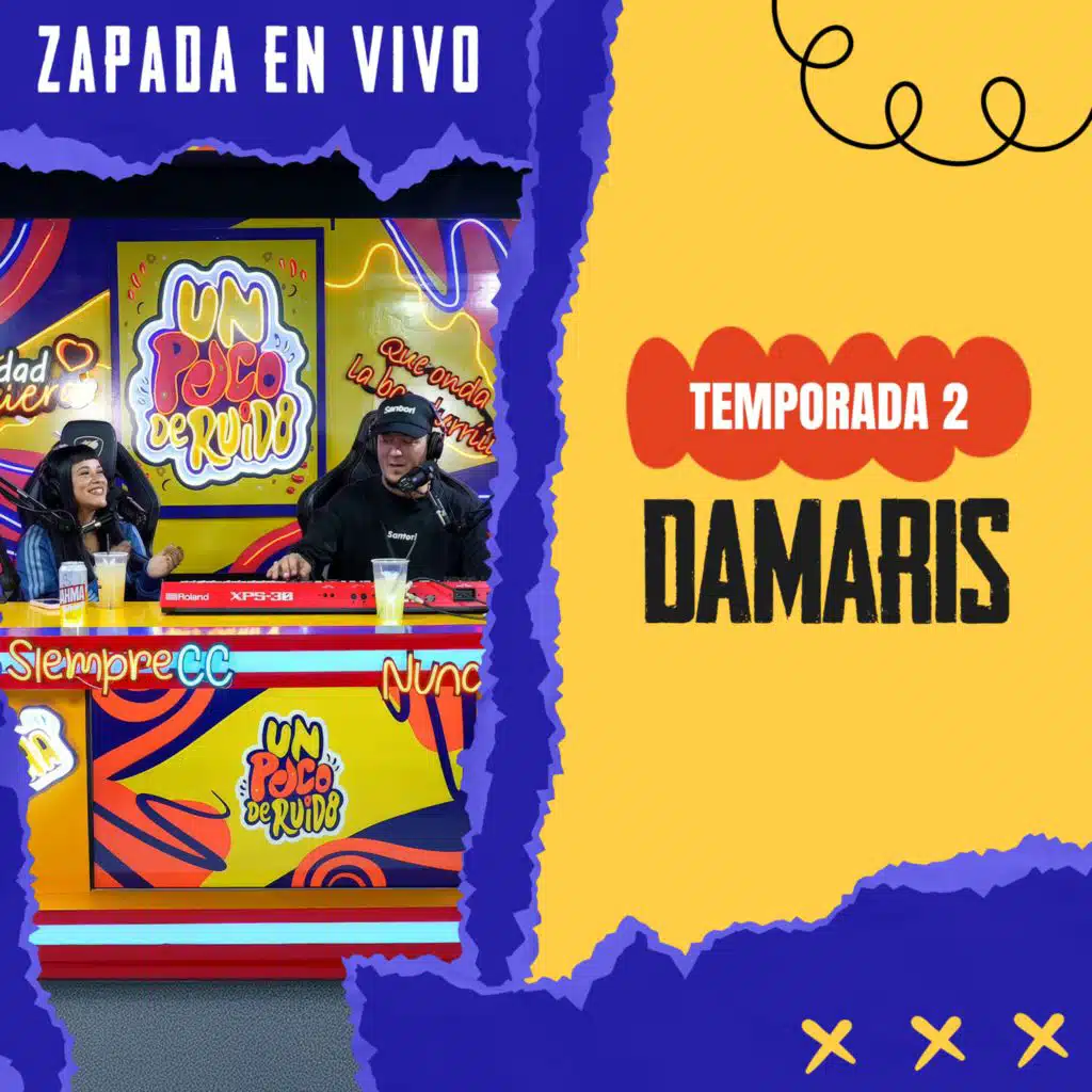 DAMARIS / Zapada EN VIVO en UN POCO DE RUIDO!