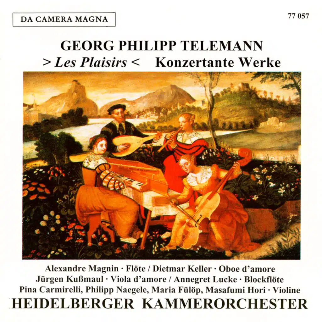 Ouvertüre (für Blockflöte und Orchester) in A Minor, TWV 55: IV. Menuett I und II