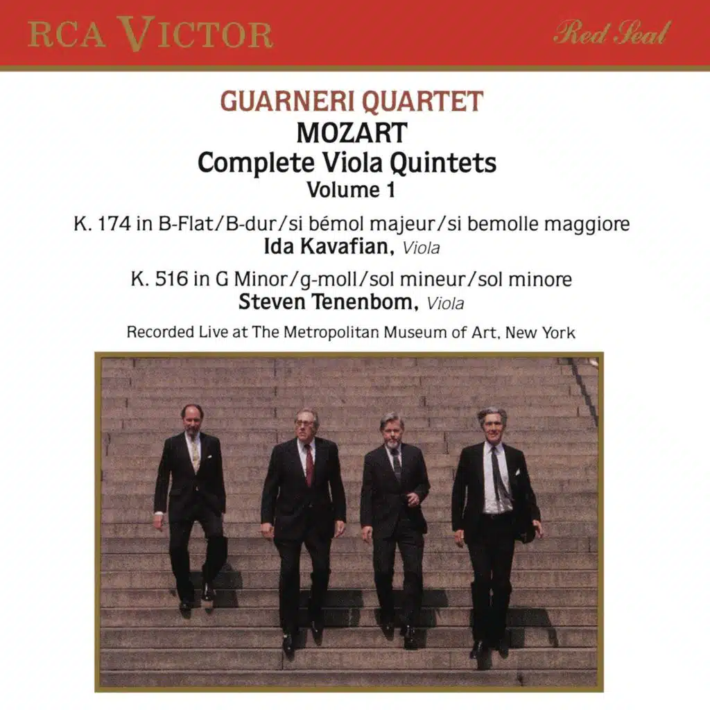 Guarneri Quartet;Steven Tenenbom