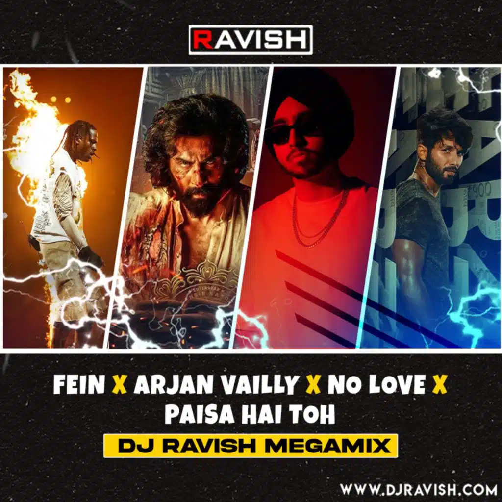 Fein X Arjan Vailly X No Love X Paisa Hai Toh - DJ Ravish Megamix (Troll Edit)