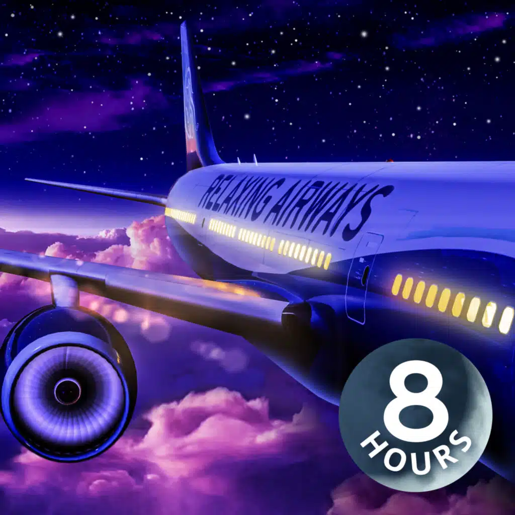 Airplane Sleeping Sounds | White Noise for Sleep & Relaxation 8 Hours