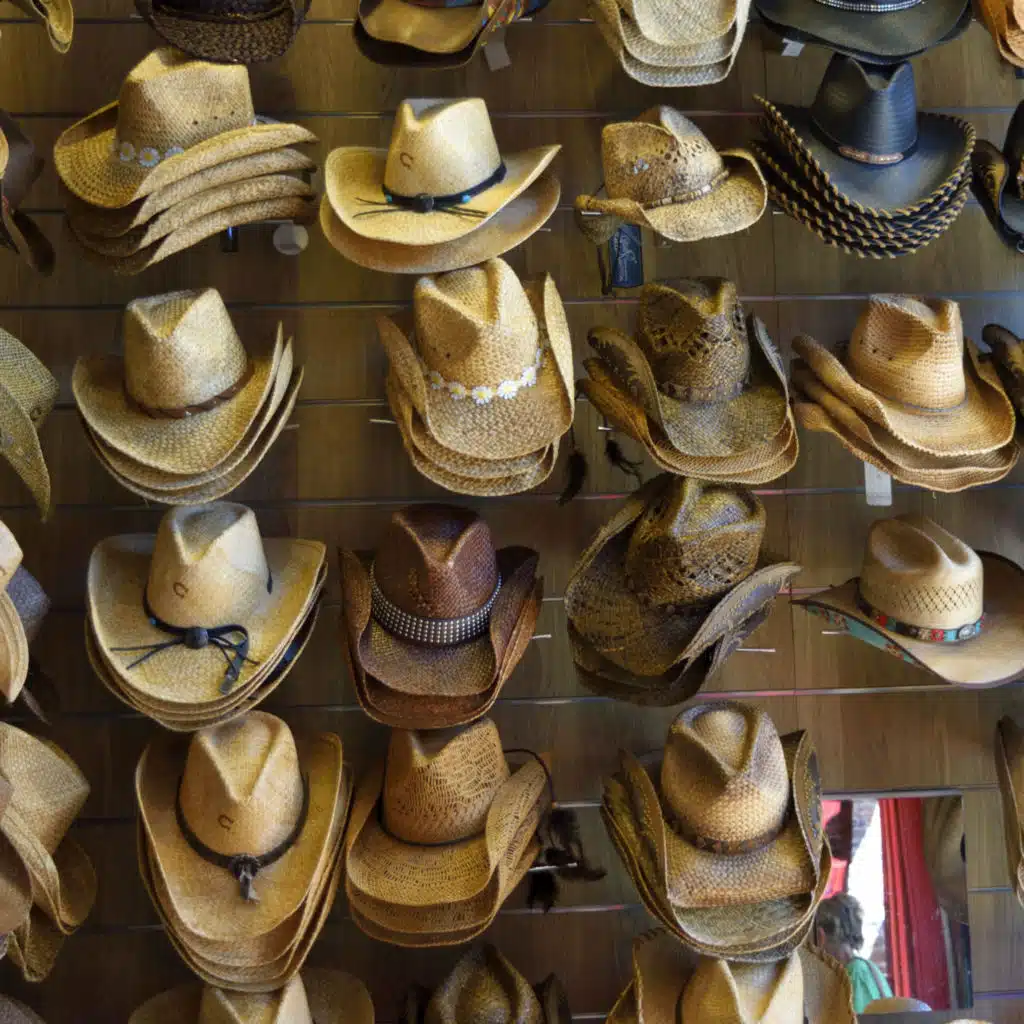 You want a hat with that “howdy, ma’am” dip