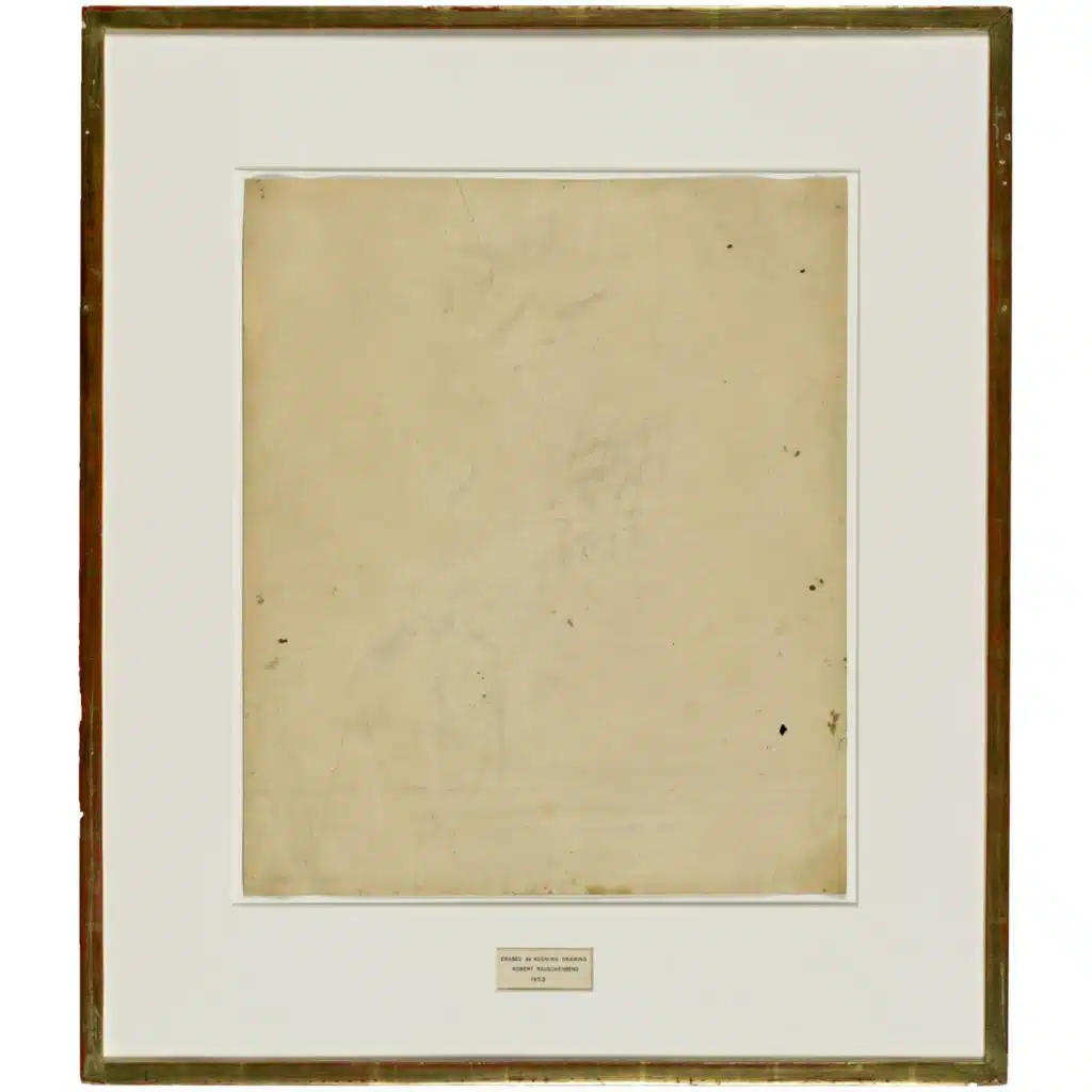 The Erased Masterpiece - Robert Rauschenberg’s Erased de Kooning