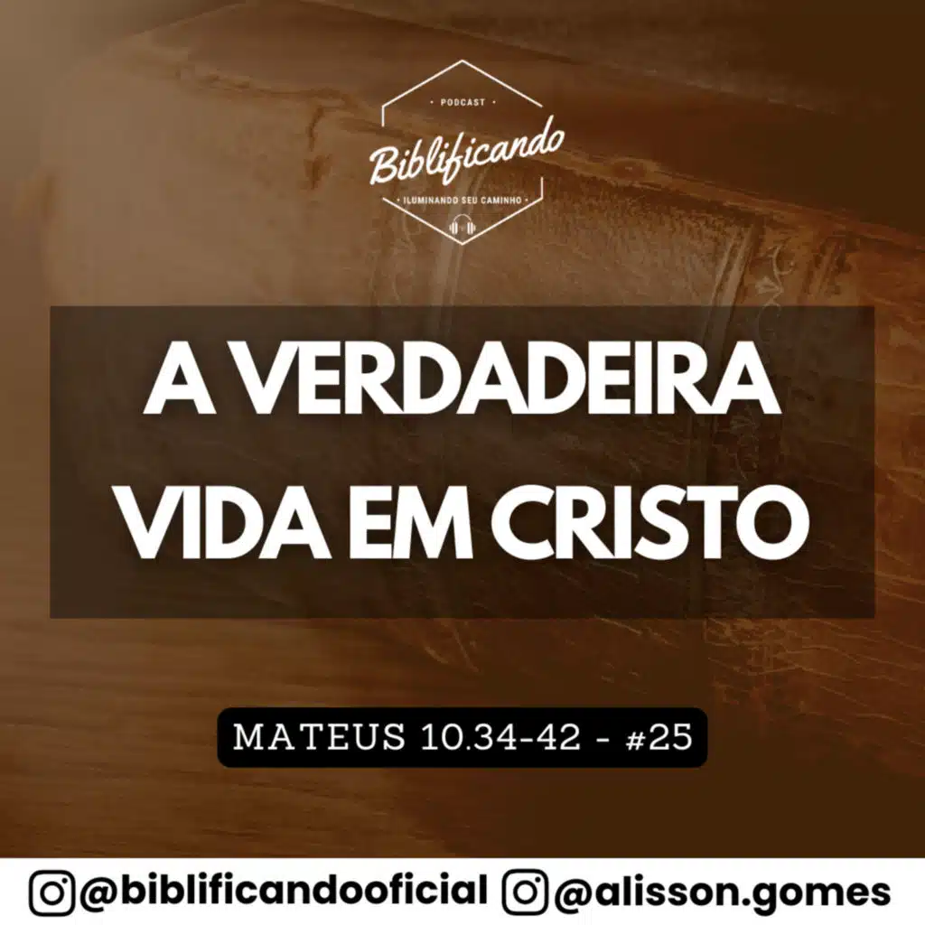 Ep. 167 - A Verdadeira Vida em Cristo | Estudos em Mateus | Mateus 10.34-42