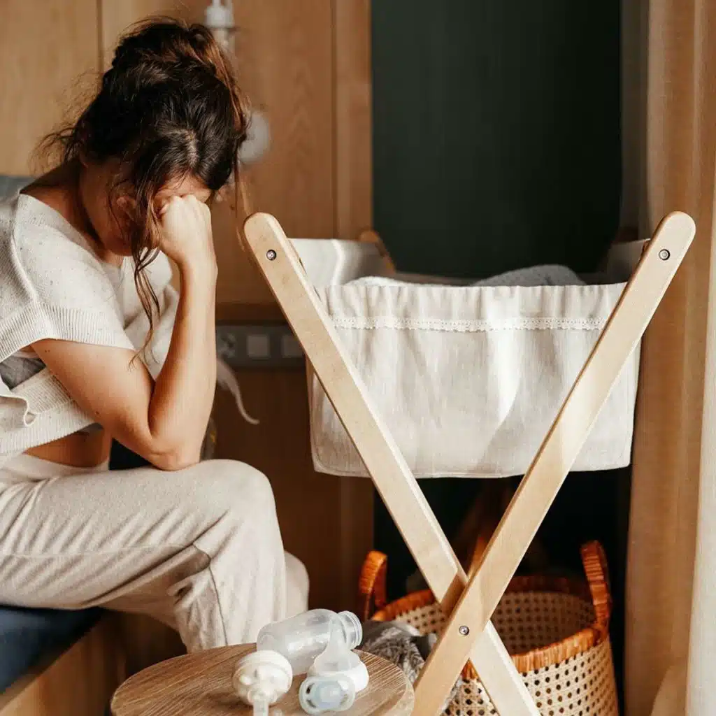 أعراض اكتئاب ما بعد الولادة