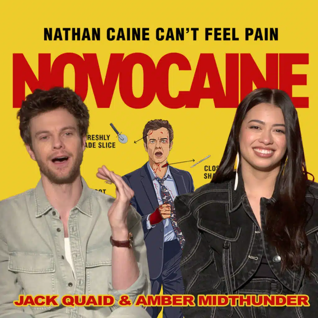 Jack Quaid & Amber Midthunder Novocaine ACTION WITH HEART AND NO PAIN! 🔥 Exclusive Interview