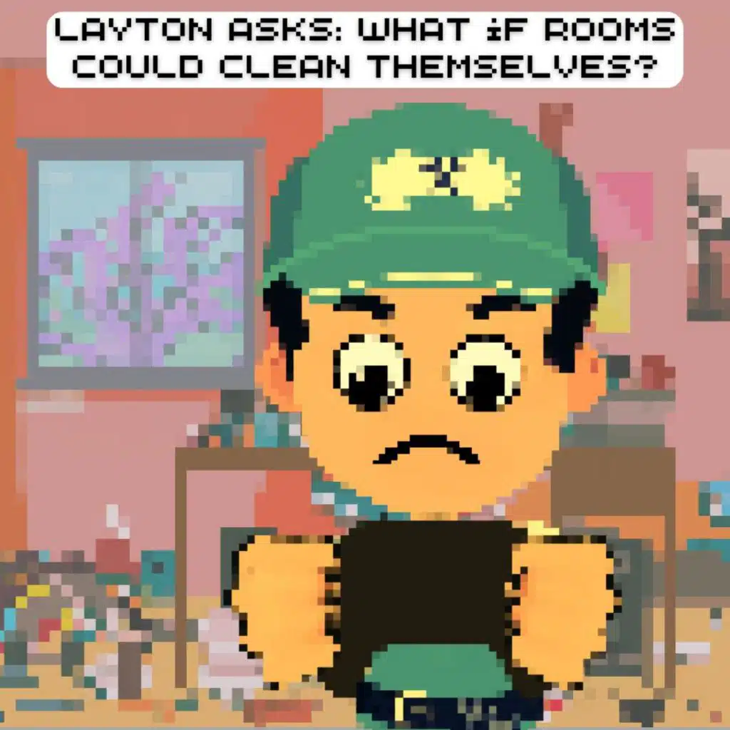 349. Layton asks: What if bedrooms could clean themselves?