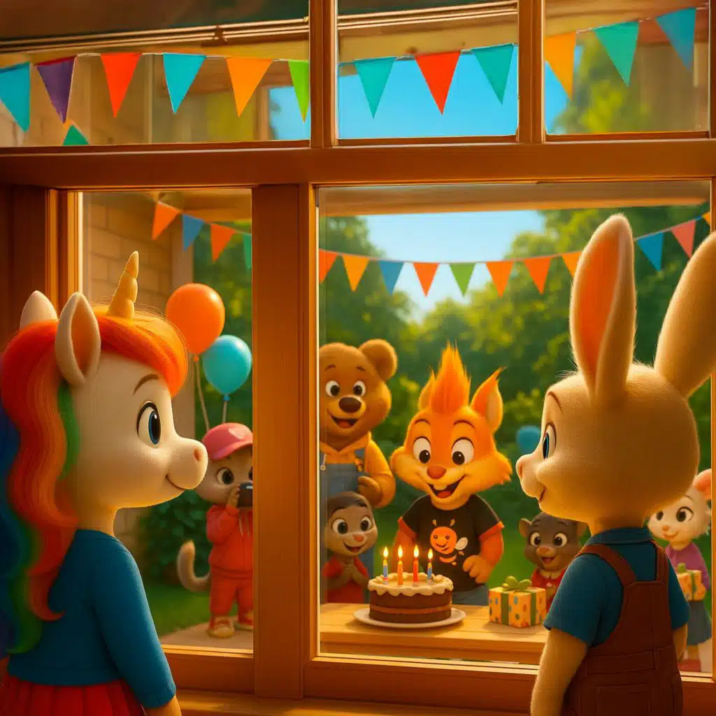 Petit Lapin rencontre Petite Licorne !