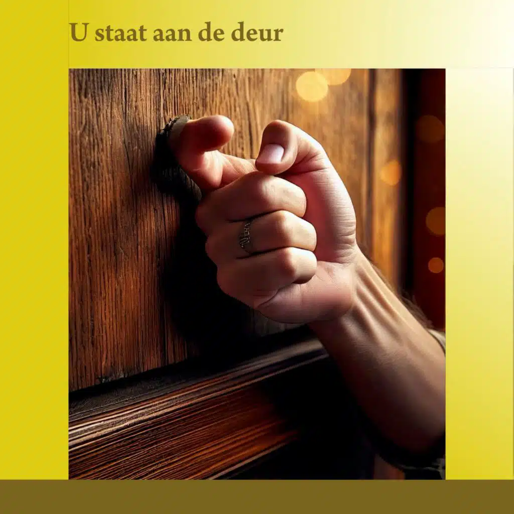 U staat aan de deur