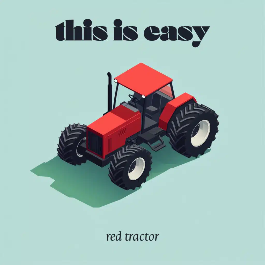 red tractor