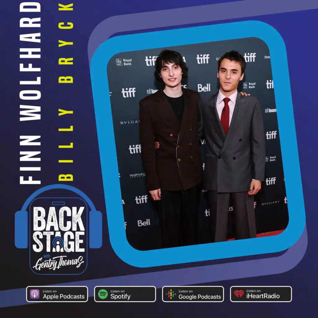 Finn Wolfhard & Billy Bryk BACKSTAGE from the Directors Chair