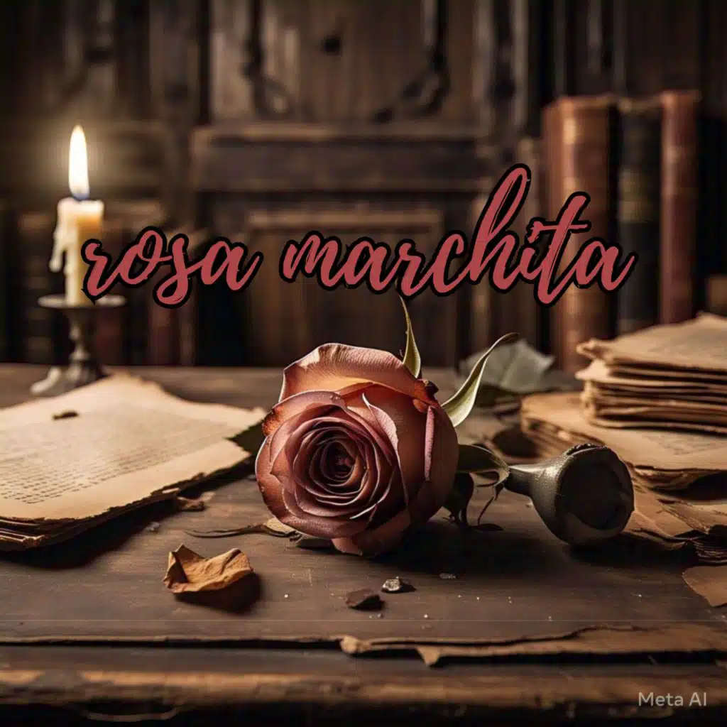 rosa marchita