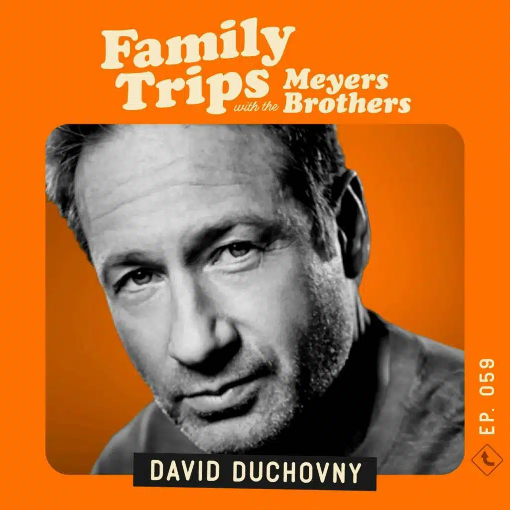 DAVID DUCHOVNY Shook Hands with a Shark