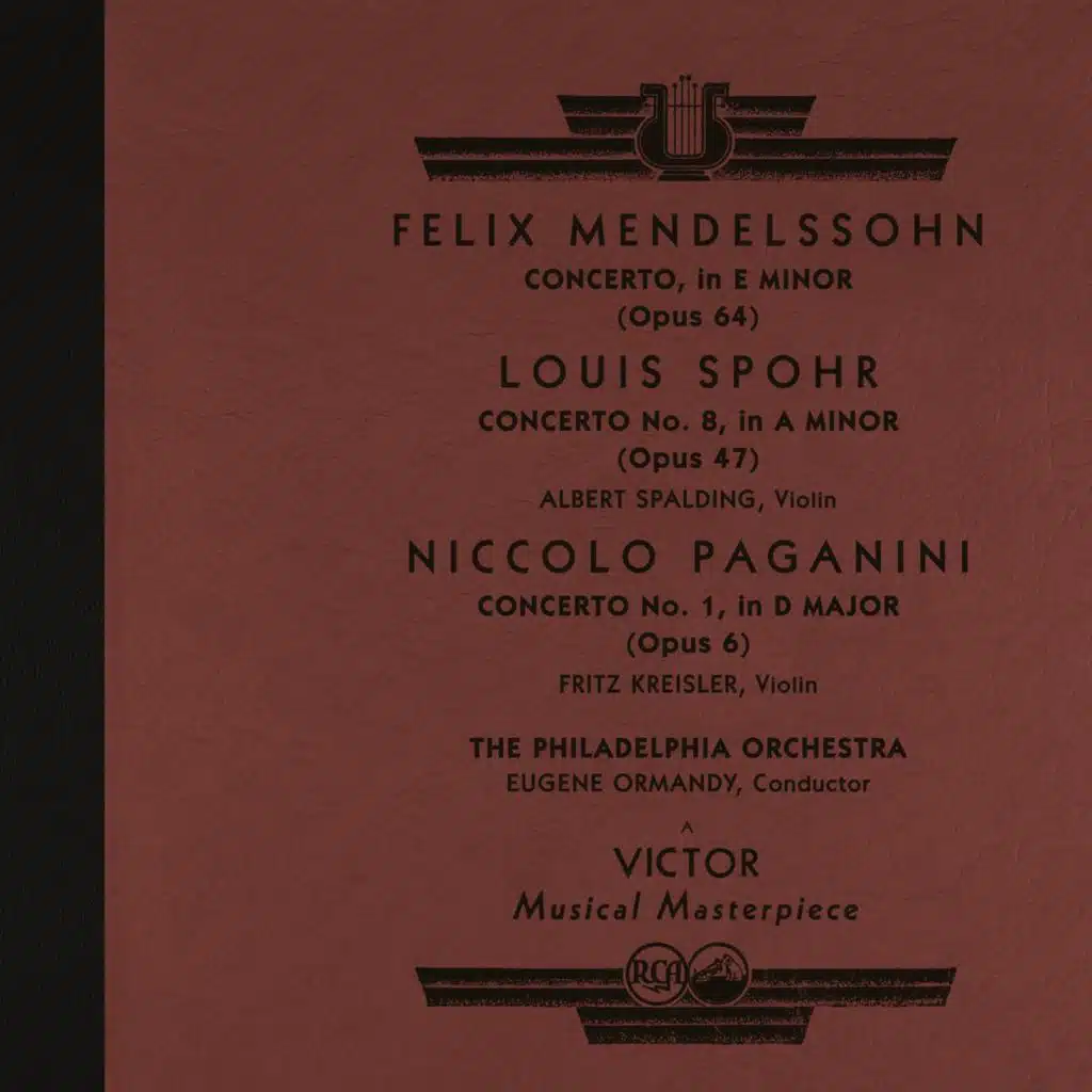 Mendelssohn: Violin Concerto, Op. 64 & Spohr: Violin Concerto No. 8 & Paganini: Violin Concerto No. 1 (2025 Remastered Version)