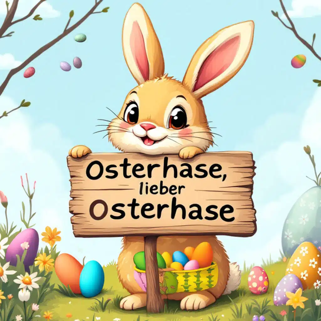 Andrea Jung und die Hasenkinder