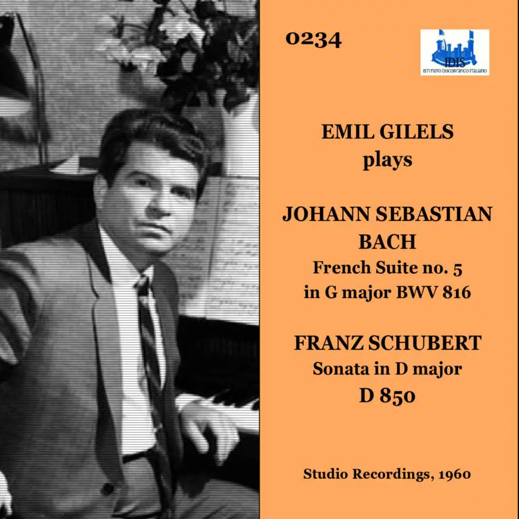 J.S. Bach: French Suite No. 5 in G Major, BWV 816 - Schubert: Piano Sonata in D Major, D. 850 (Remastered 2025)