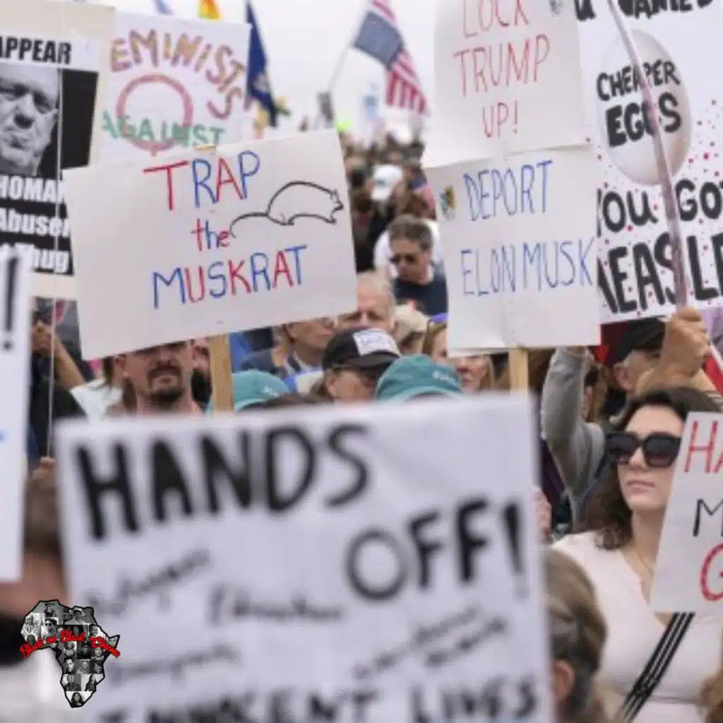 Black People and Protesting Trump Disastrous MAGA Agenda