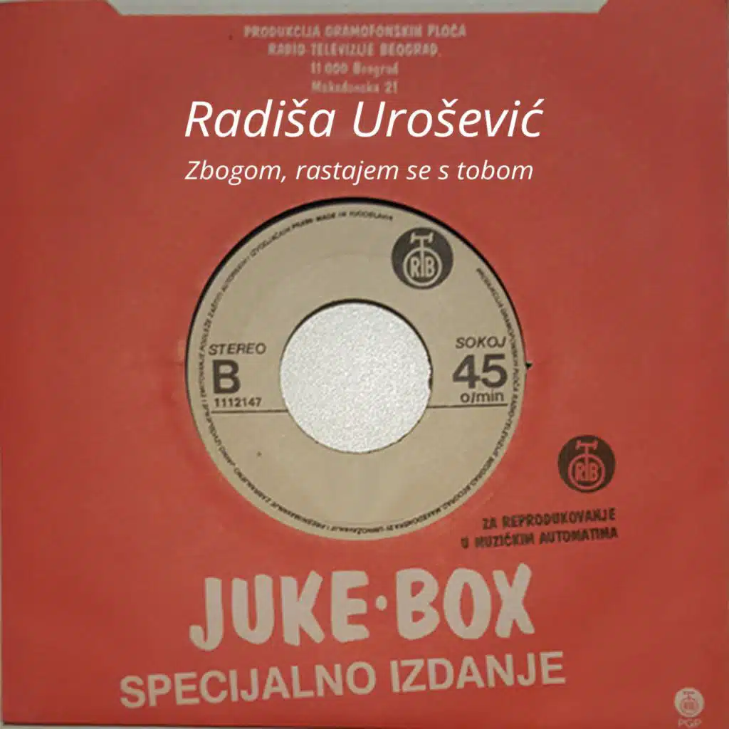 Zbogom, rastajem se s tobom