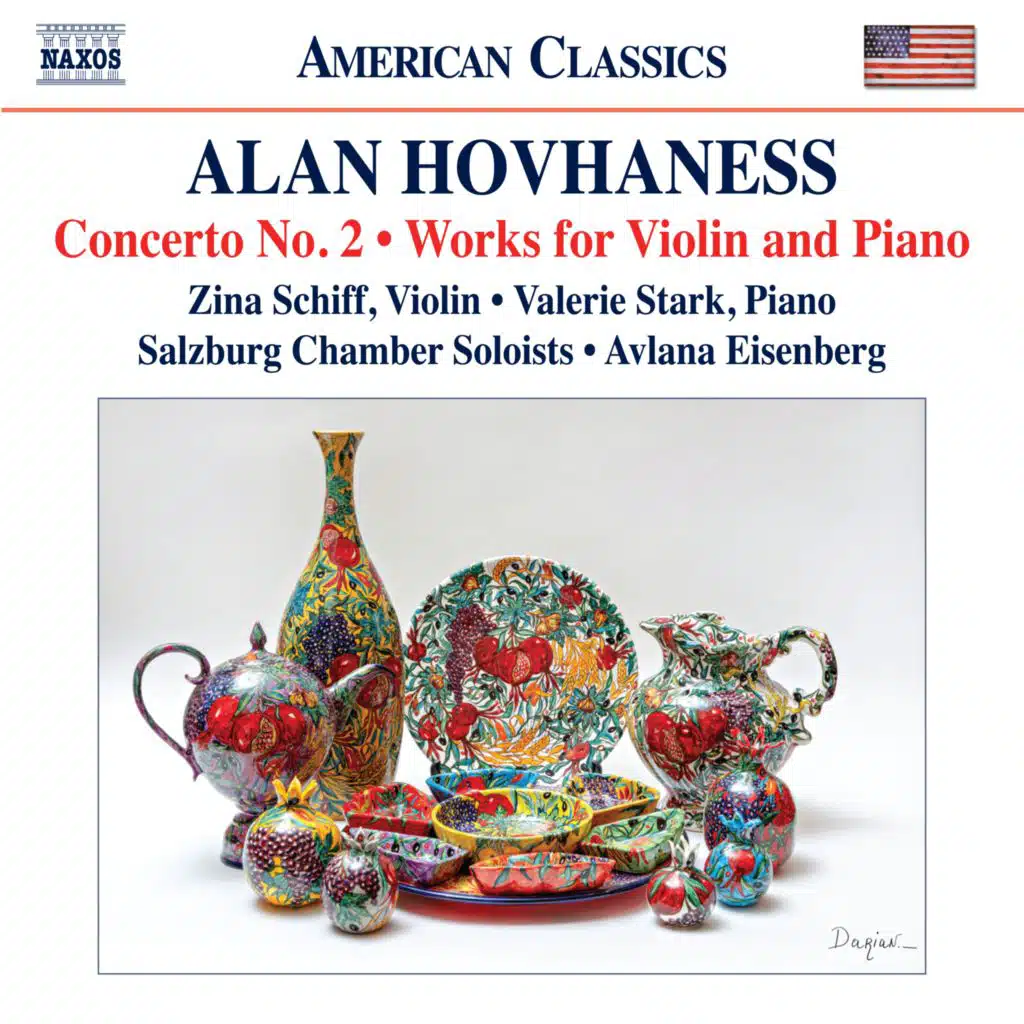 Hovhaness: Violin Concerto No. 2, Op. 89a & Works for Violin & Piano