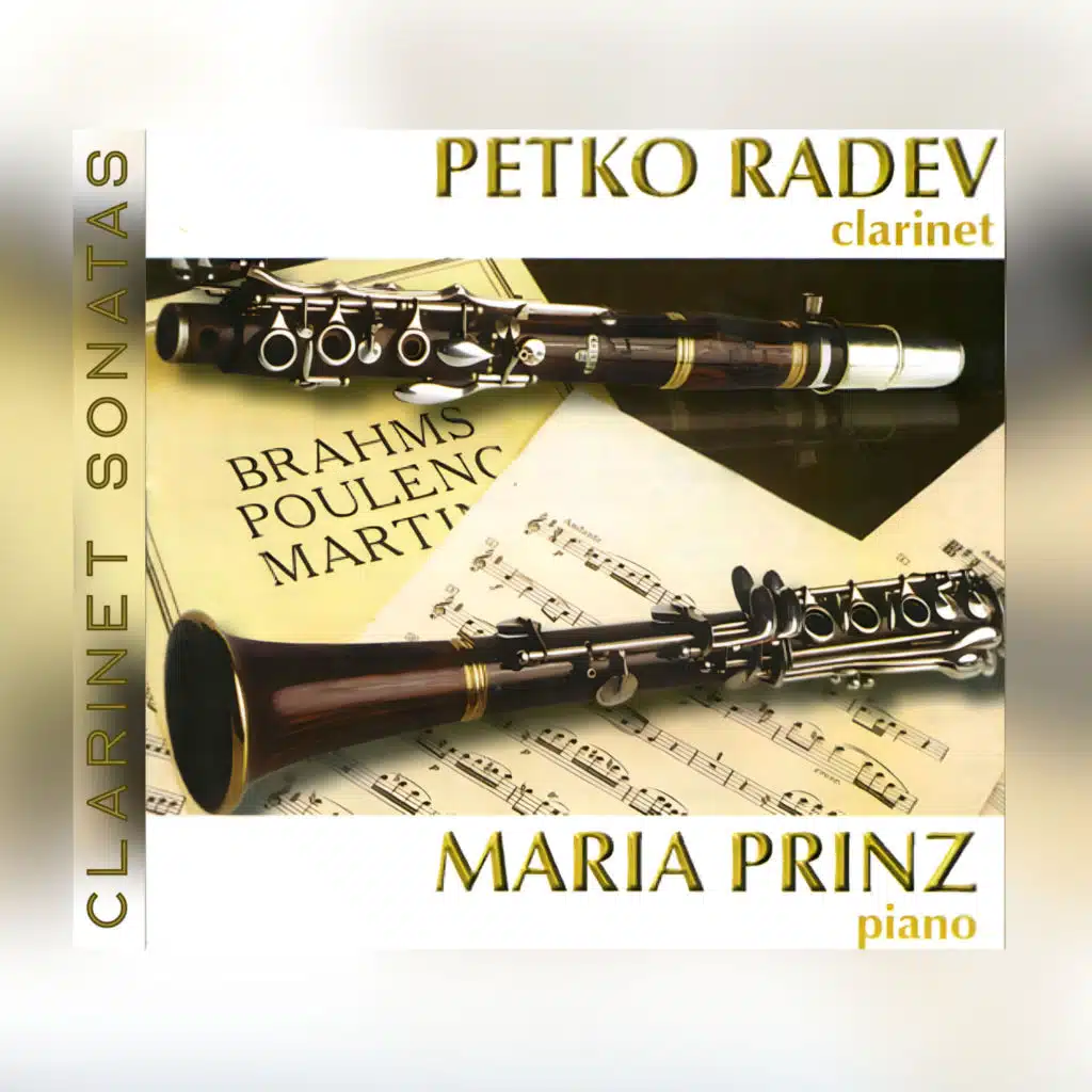 Clarinet Sonatas by Brahms, Poulenc & Martinů