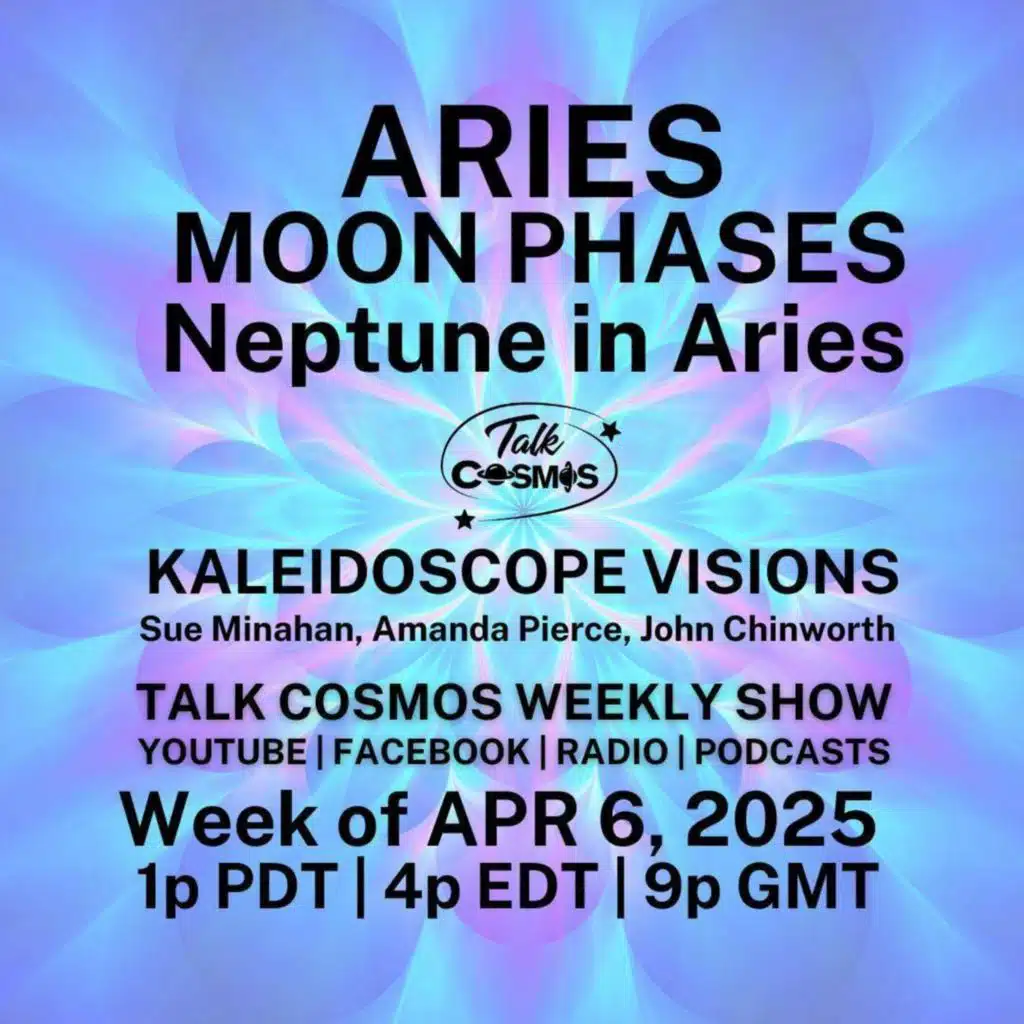 Kaleidoscope Visions - ARIES MOON PHASES - Solar Eclipse & Libra Full Moon