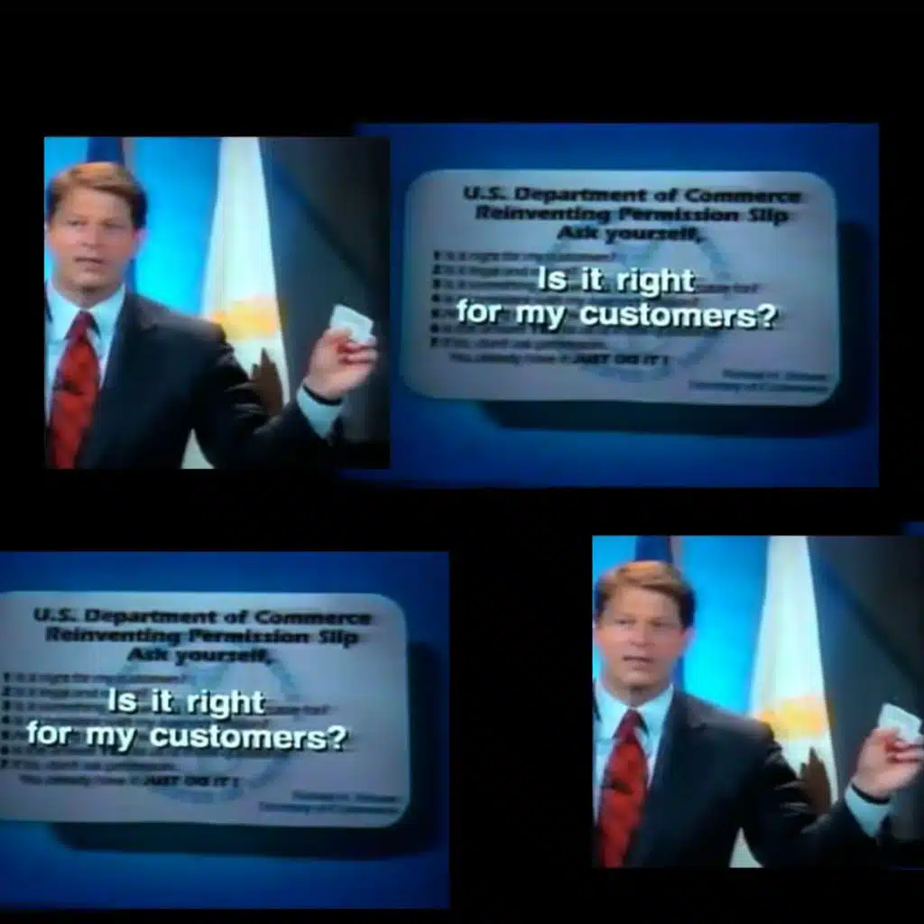 "REGO" - AL GORE'S REINVENTING GOVERNMENT 1993