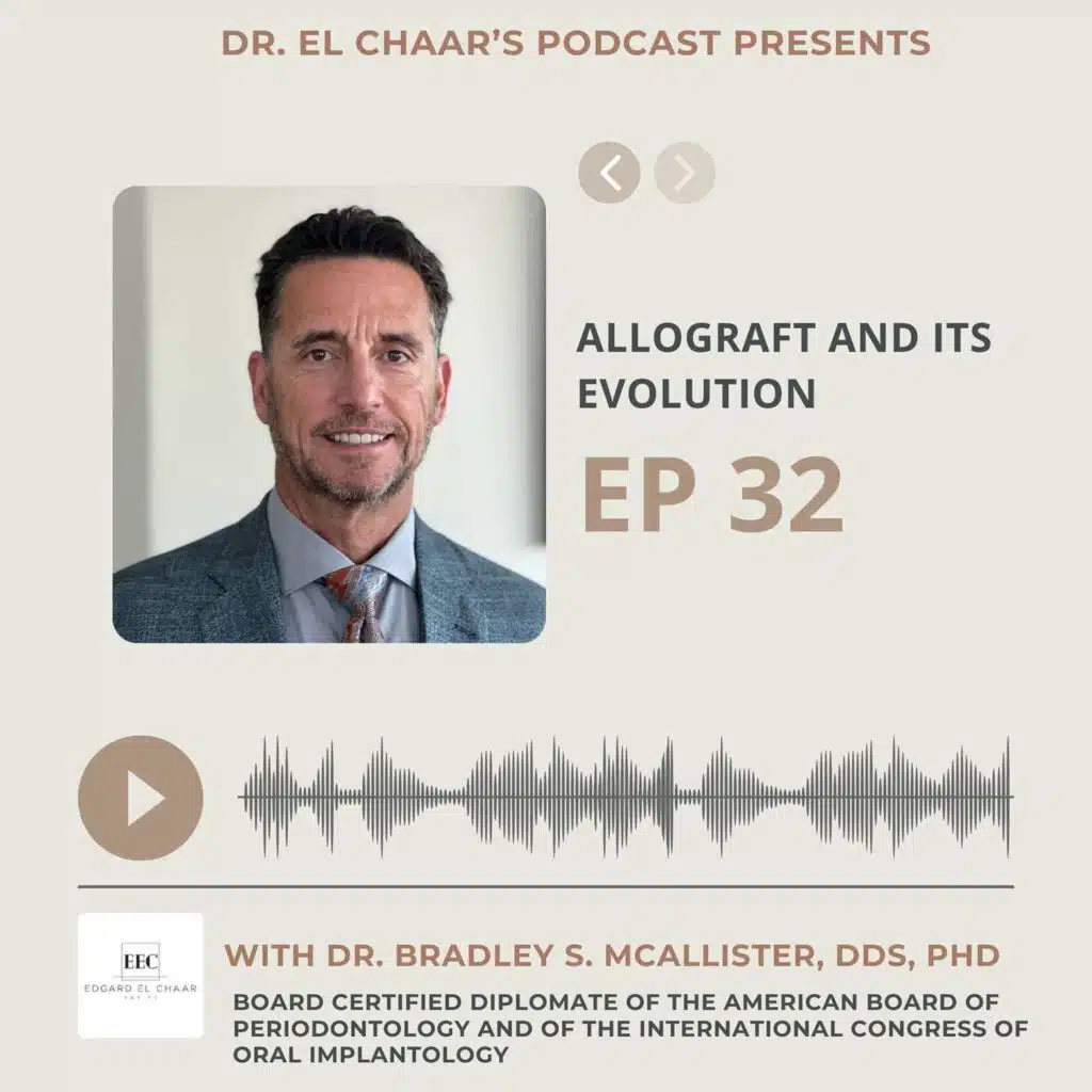 Allograft and Its evolution, interview with Dr. Brad Mc Allister