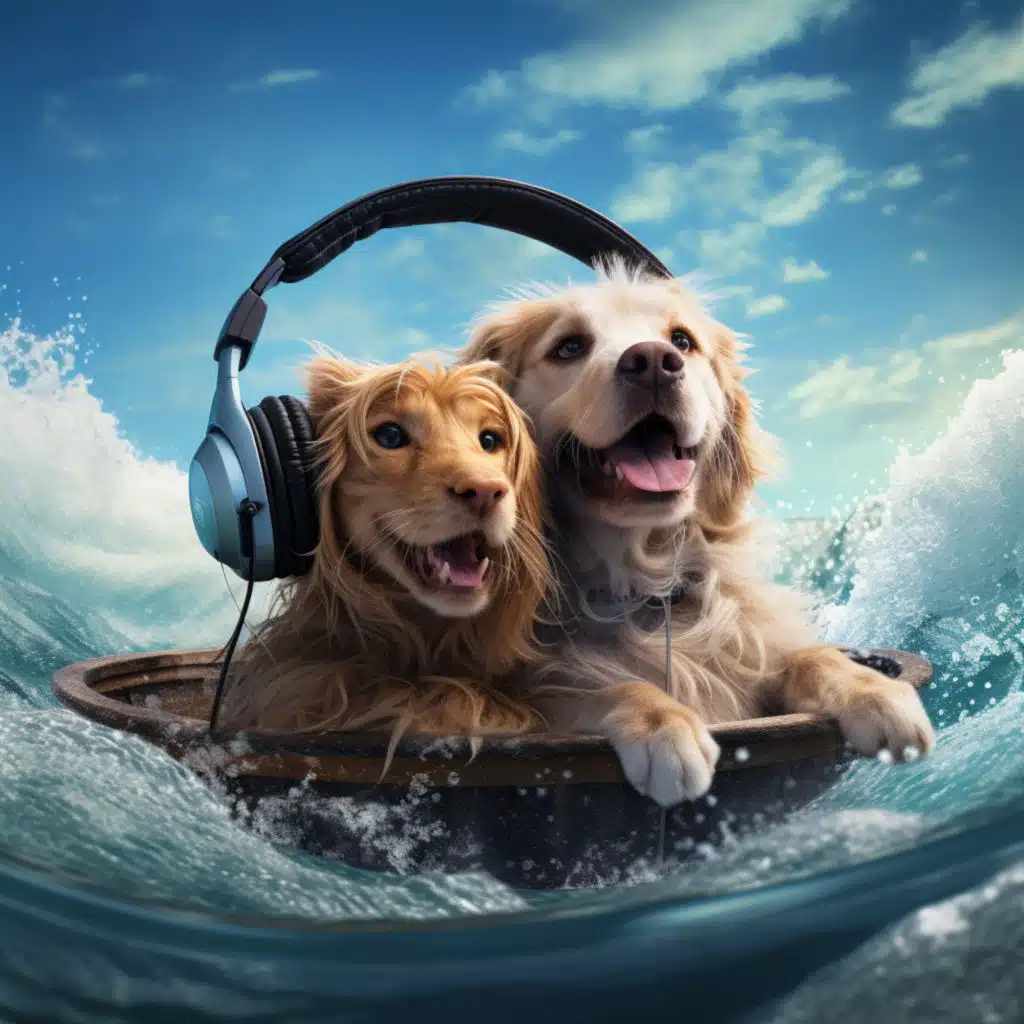 Ocean Play: Dogs Calming Echoes