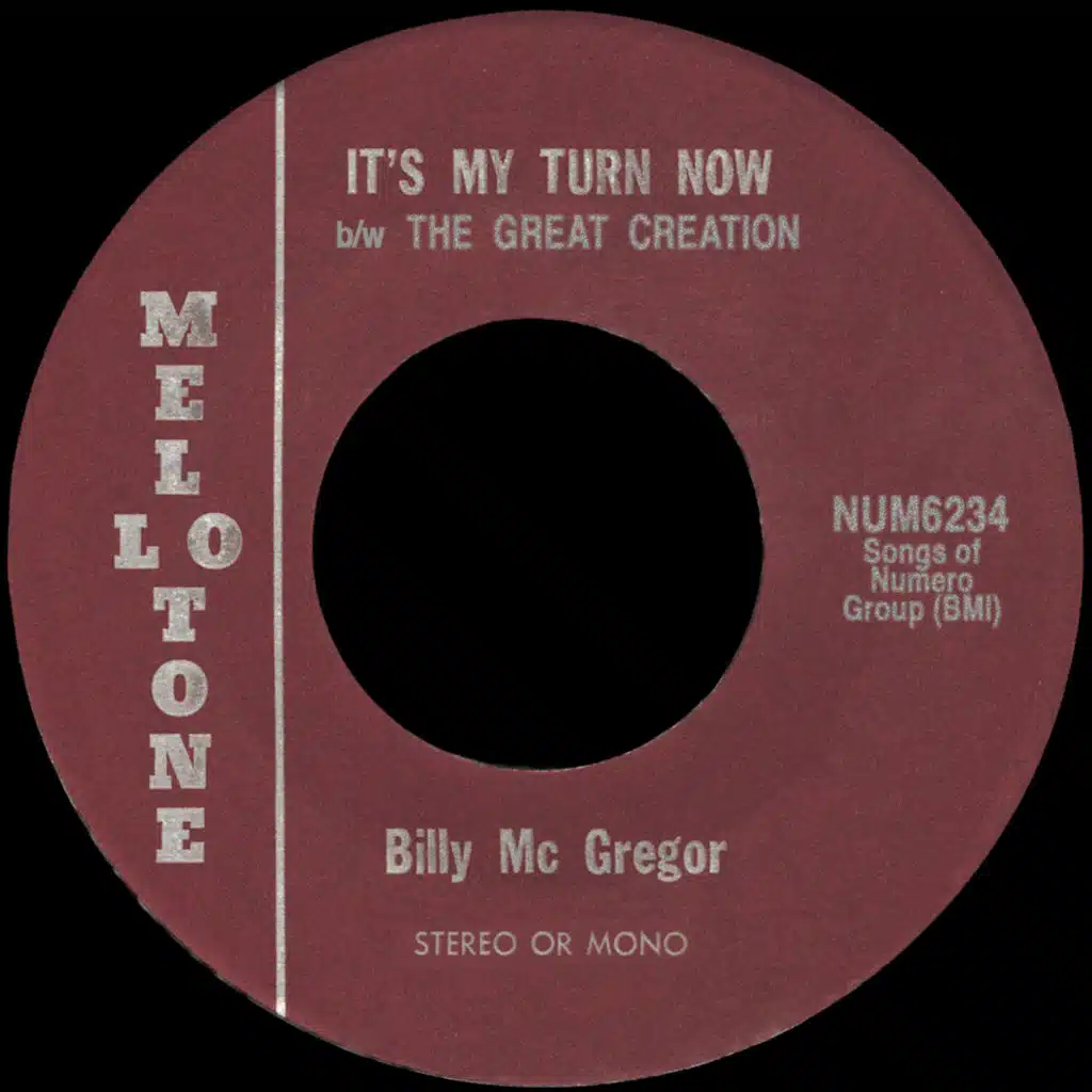 It's My Turn Now b/w The Great Creation