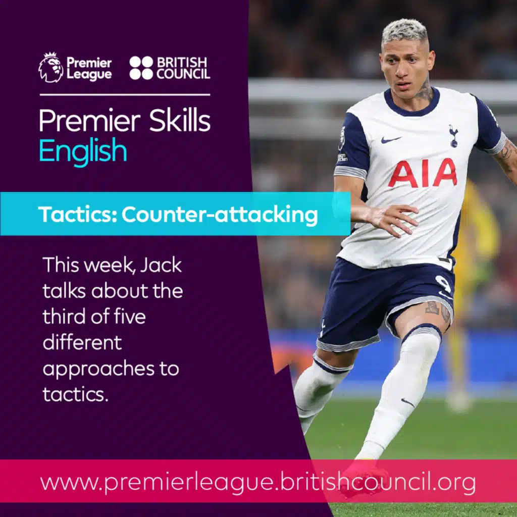 English for footballers: Tactics - Counter-attacking