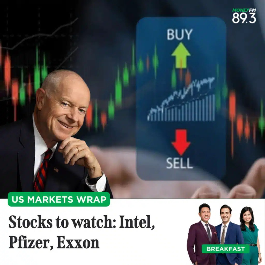 US Markets Wrap: Stocks to watch: Intel, Pfizer, Exxon