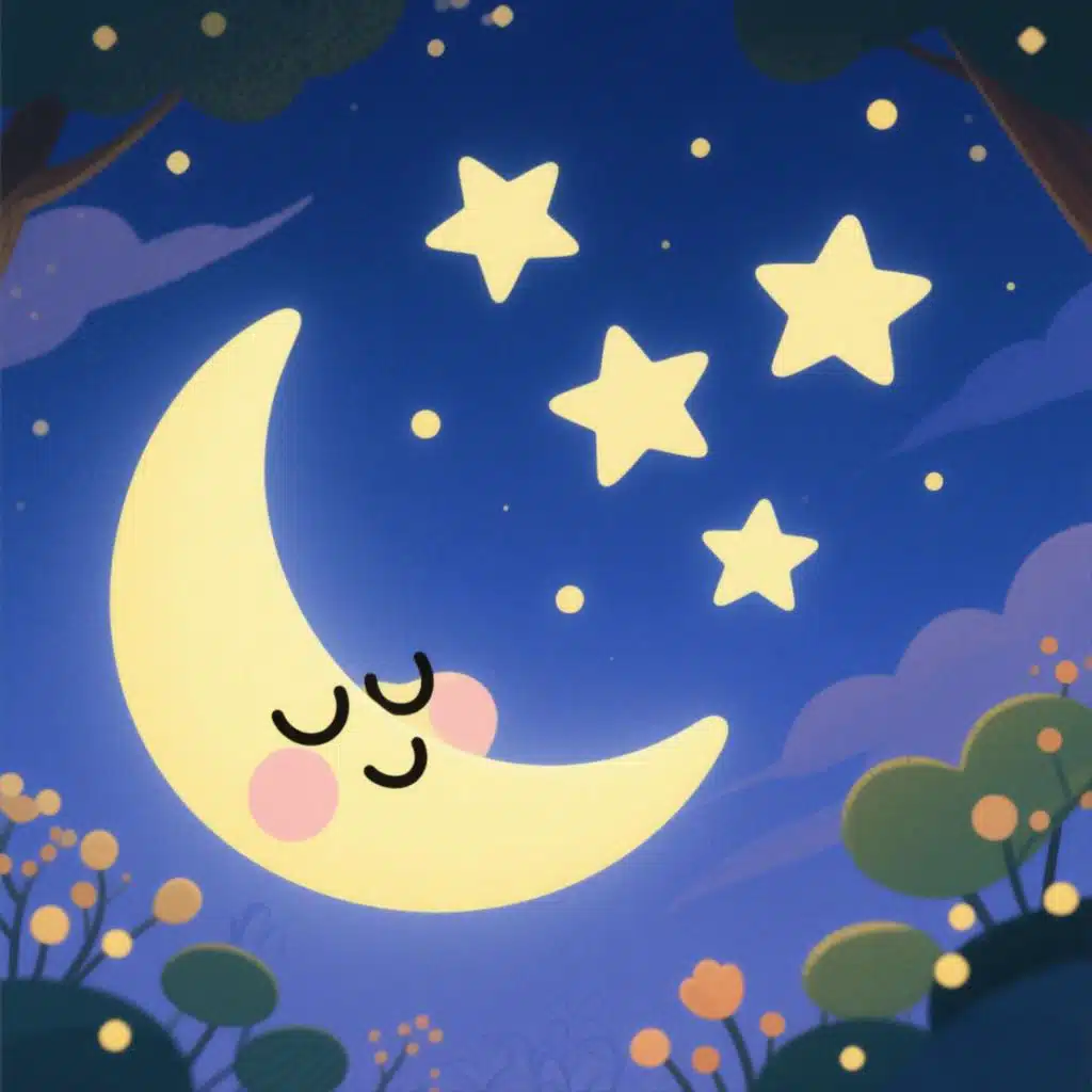 月光摇篮曲 (吹风机+白噪音+新生儿催眠曲)