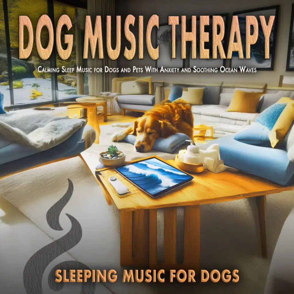 Dog Music Therapy: Calming Sleep Music for Dogs and Pets With Anxiety and Soothing Ocean Waves