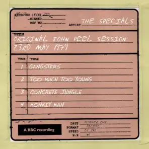 Original John Peel Session: 23rd May 1979