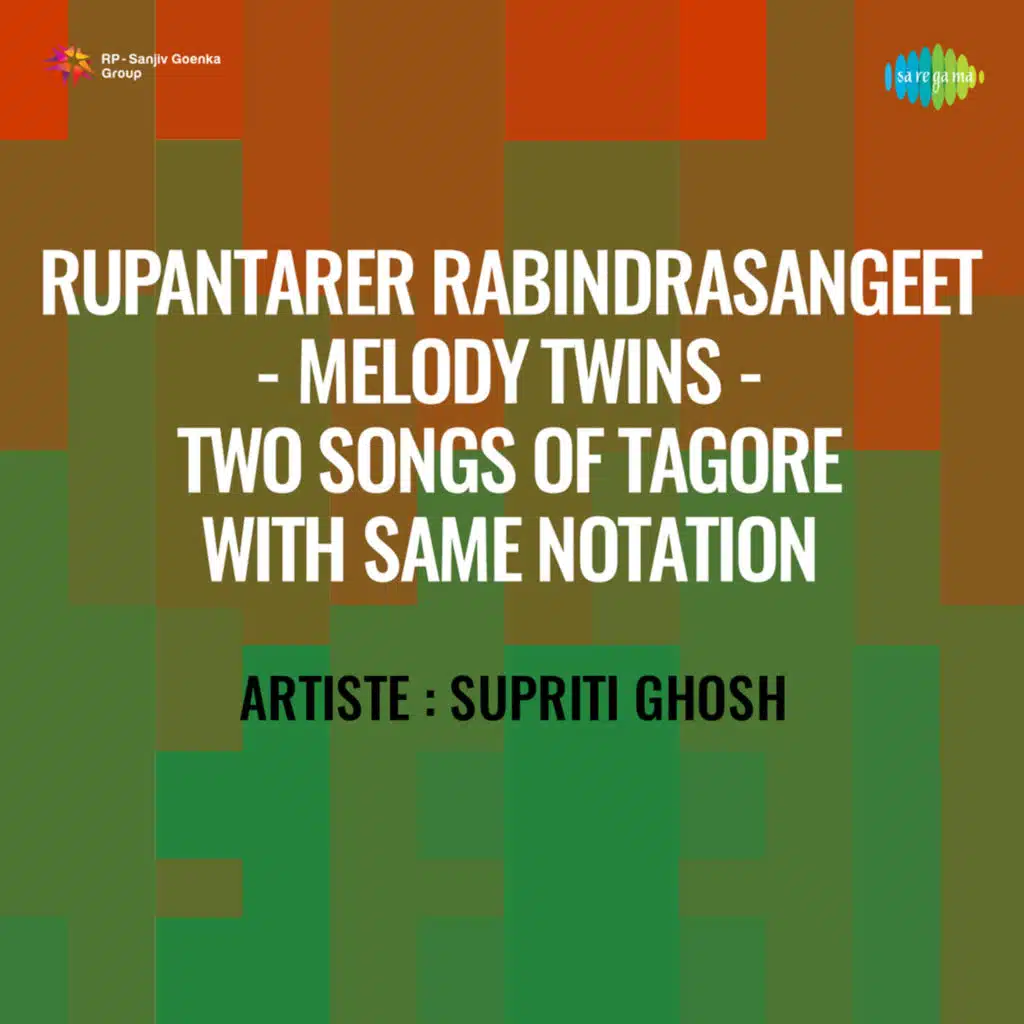Rupantarer Rabindrasangeet - Melody Twins - Two Songs of Tagore with Same Notation