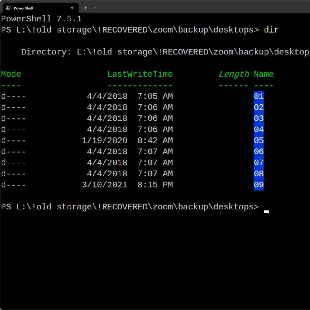 285: More Free Space Than Free Time