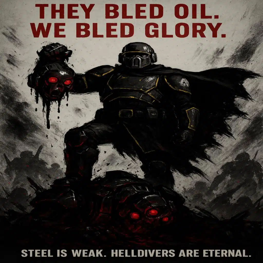 They Bled Oil, We Bled Glory