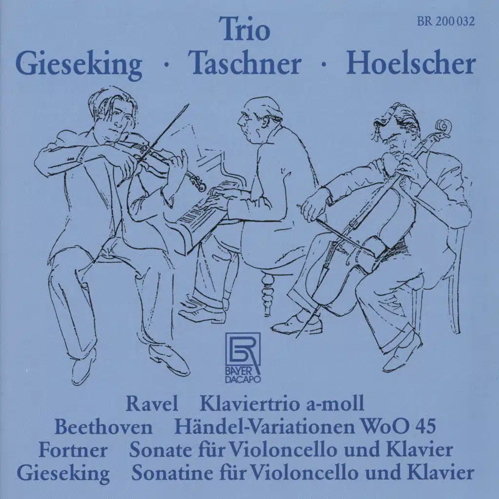Walter Gieseking, Gerhard Taschner & Ludwig Hoelscher